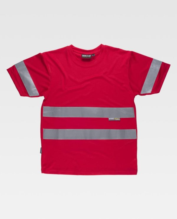 CAMISETA WORKTEAM CON CINTA REFLECTANTE A/V - Imagen 3