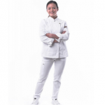 CHAQUETA SRA. COCINA CREMA
