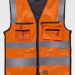 CHALECO WORKTEAM ALTA VISIBILIDAD MULTIBOLSILLO