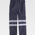 PANTALÓN WORKTEAM BANDAS REFLECTANTES