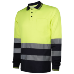 POLO WORKO BICOLOR MANGA LARGA